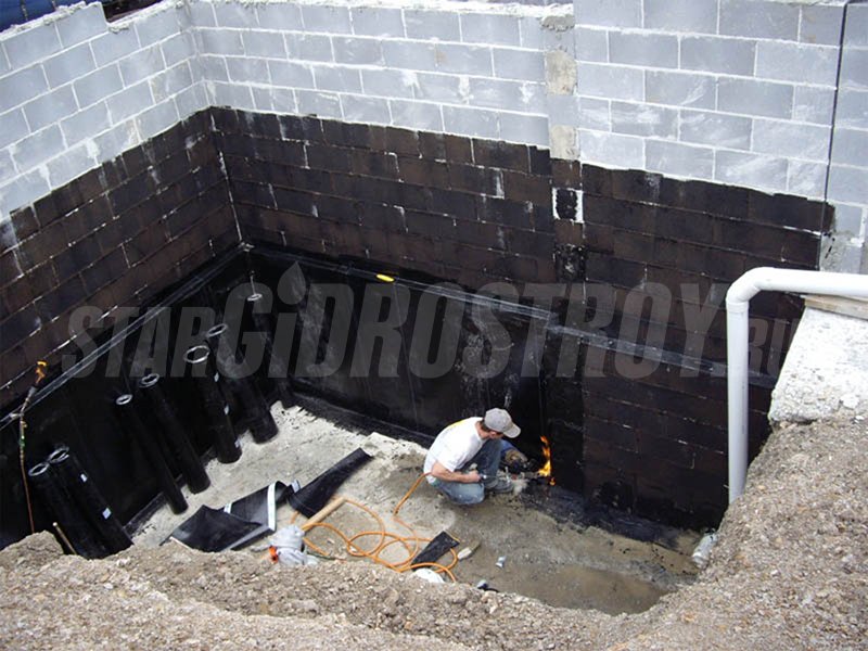 Гидроизоляция погреба от грунтовых вод при строительстве .